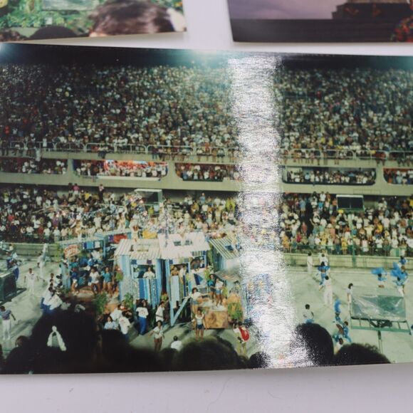 Vintage Photographs Vacation Brazil Flower Festival Crowds Parade Lot of 7 - Picture 11 of 11